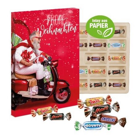 Adventskalender Mars Miniatures Mix Inlay aus Papierfaser mit eigenem Logo