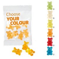 Fruchtgummi Premium Bärchen VEGAN, 10g sortenrein mit Logo