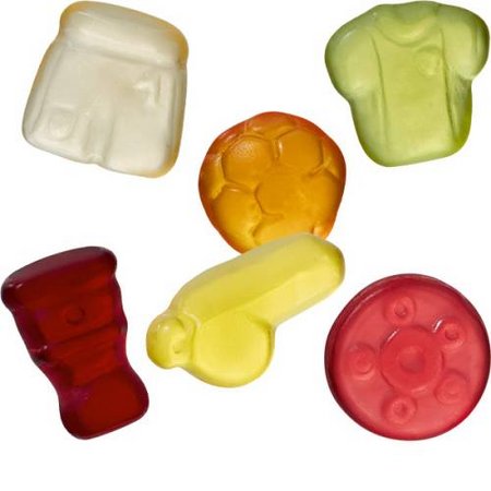 Fruchtgummi Werbetüte Fußball 10g als Werbegeschenk