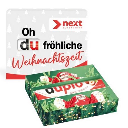 duplo Präsent Weihnachten mit Logo