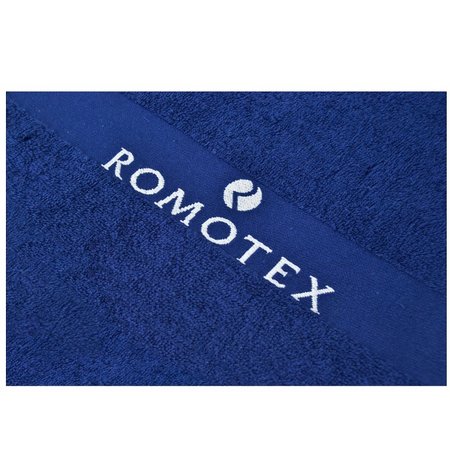 Bestickung Duschtuch Mari 70 x 140 cm hellblau mit Logo