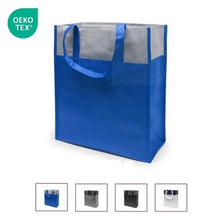 PP-Tasche Brest 32 x 40 x 15 cm mit kurzen Henkeln und eigenem Logo