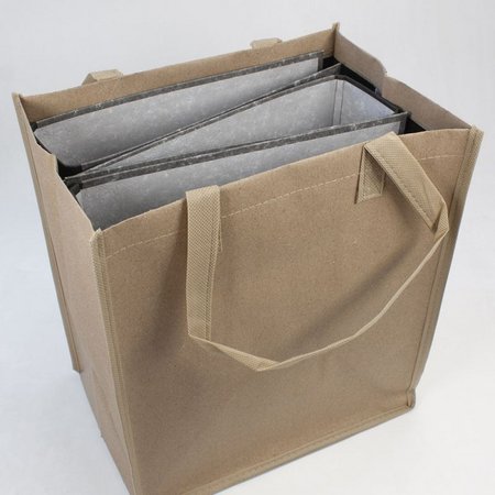 PP-Tasche Helsinki 31 x 33 x 21 cm mit kurzen Henkeln und eigenem Logo