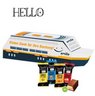 3D Präsent Schiff mit Lindt HELLO Mini mit Logo