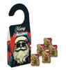 Schoko-Weihnachtsbärchen ca. 35g Türhänger Box mit Logo