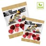 Vegane Fruchtgummis Rote Früchte in Kompakt-Werbetüte ca. 14g bedruckt mit Logo