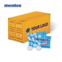 3D Präsent Container Mentos Mint mit Logo