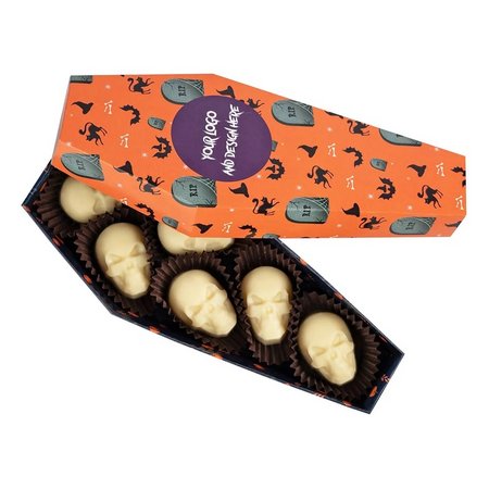 Halloween Pralinen mit Logo spooky moments