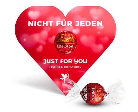 Lindt Lindor Kugel in Werbekartonage