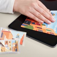 Microfaser Displaytücher im Etui mit Werbedruck
