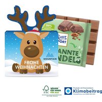 Schokotafel Ritter Sport Rentier 100g mit Logo