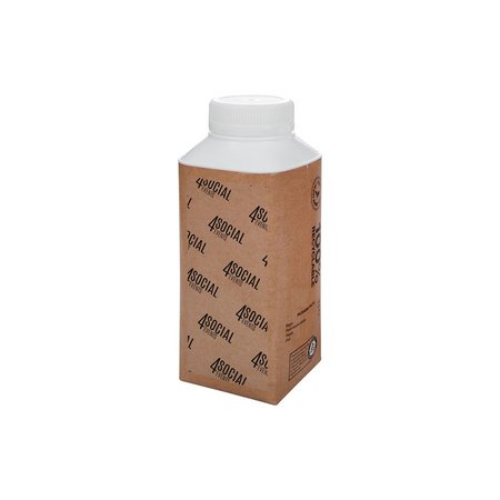 Braunekraft Papp-Wasserflasche Earth Water 330 ml bedruckt mit Logo