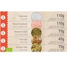 Geschenk-Set Premium rot + 4 x Gewürz in Sichtfensterdosen Mini  1 als Werbegeschenk