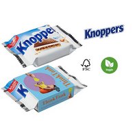 Knoppers 1er im Werbeschuber mit Logo