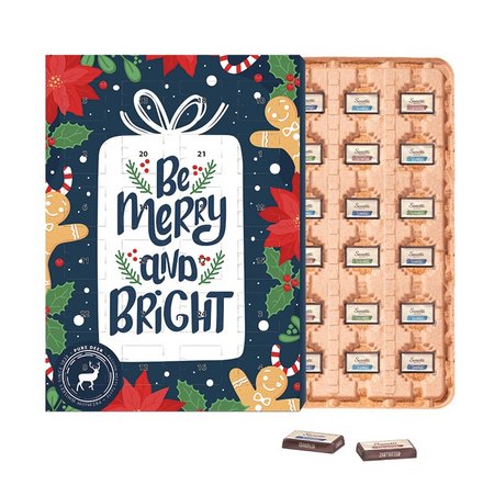 Marken Wand Adventskalender Eco Papierblister Sarotti mit Logo