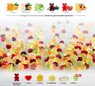 Fruchtgummi vegan Standardformen Werbeartikel