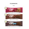 Füllvarianten Corny Haferkraft Riegel vegan mit Logo