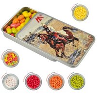 Schiebe Dose mini Dragee fruchtig mit Logo