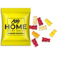 Mini Gummibärchen vegan 10g mit Logo
