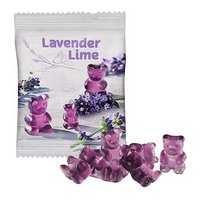 Lavender Lime XXL-Bärchen Fruchtgummi mit Logo