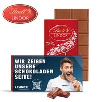 Premium Schokolade Lindt Lindor 100g mit eigenem Logo