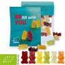 Bio Gummibärchen mit Gelatine 15g Express Midi-Tüte mit Logo 