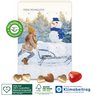 Adventskalender Schokoladen-Herzen mit Logo
