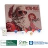 Tisch Adventskalender aus Naturkarton Lindt Gourmet Edition Organic mit  Logo