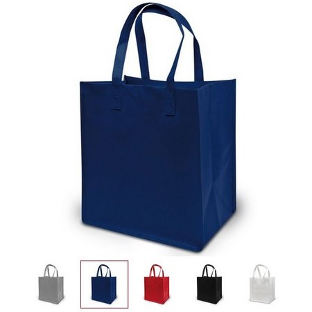 Tragetasche BERGAMO 31 x 33 x 21 cm mit kurzen Henkeln und großem Volumen mit eigenem Logo