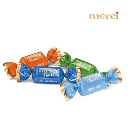 Füllvarianten 3D Präsent LKW Merci Petit mit Logo
