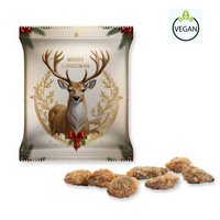 Feuergebrannte Mandeln ohne Zuckerzusatz (vegan), ca. 15g, Midi-Tüte mit Logo