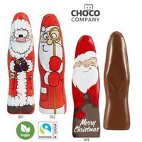 Mini Schoki Weihnachtsmännchen Standard mit Logo