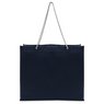 PP-Tasche Milano blau 42 x 38 x 10 cm mit langen Tragekordeln und eigenem Logo