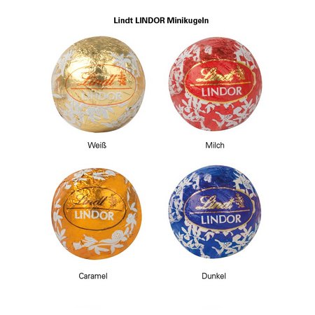 Füllvarianten Adventspyramide Lindt mit Logo