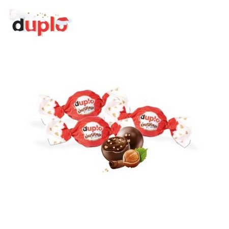 Füllung Präsent Tannenbaum duplo Knusperlen mit Logo