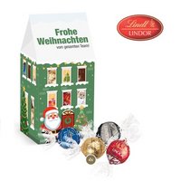 Lindt Weihnachtshaus Wintertraum mit Logo