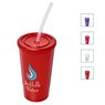 Roter Stadion 350 ml doppelwandiger Becher mit Logo