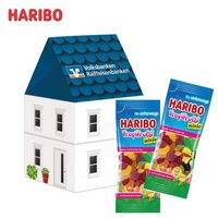 3D Präsent Haus Haribo Tropifrutti mit Logo