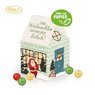 Adventshaus Edition mit Fairtrade Schokolade und Papier Inlay mit Logo