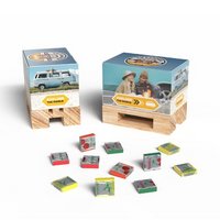 Fruchtkaramellen in Geschenk Mini-Palette klein mit Logo