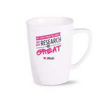 Porzellanbecher EDGE mit individueller Werbung bedruckt