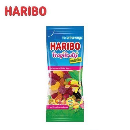 Füllung 3D Präsent Transporter Haribo Tropifrutti mit Logo