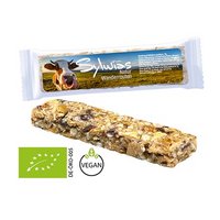 Bio Müsliriegel Multikorn-Aprikose  30g Express Flowpack mit Etikett und Logo