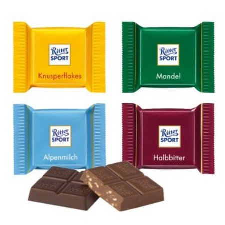 Füllvarianten Adventskalender Cube XL Ritter Sport mit eigenem Logo