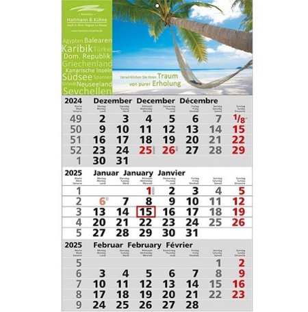3 Monatskalender Standard 2 mit Logo