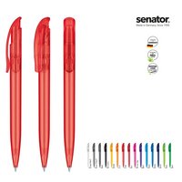 Senator Kugelschreiber Challenger Frosted bedruckt mit eigenem Logo