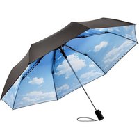 AC-Taschenschirm FARE Nature Wolken bedruckt mit Logo