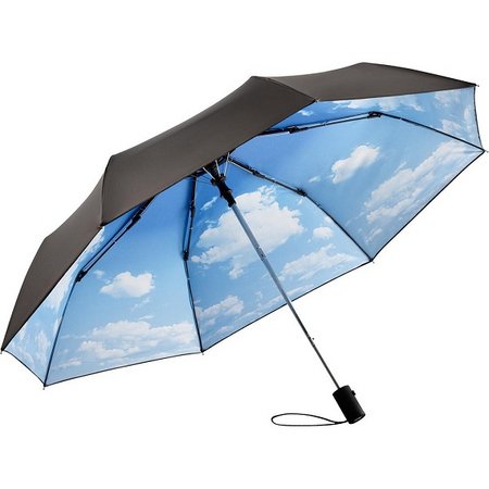 AC-Taschenschirm FARE Nature Wolken bedruckt mit Logo