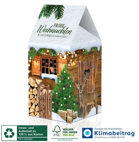 Adventskalender Tee-Haus mit eigenem Logo