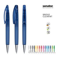 Senator Kugelschreiber Bridge Clear MT bedruckt mit eigenem Logo